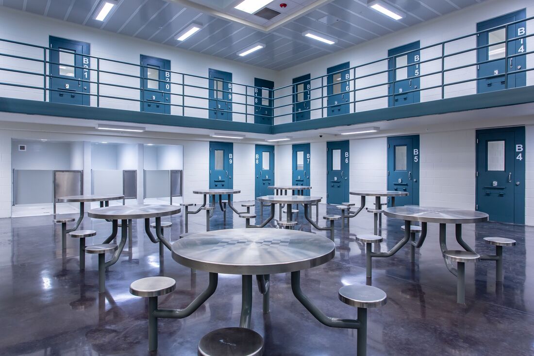 Holding Cells and Community Area in Monroe County Justice Center